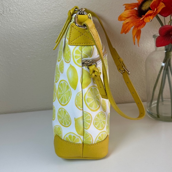 LIKE NEW Dooney & Bourke Citrus Delight Crossbody / Shoulder Bag with strap - Picture 4 of 13